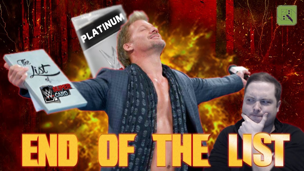 END OF THE LIST! FINAL PLATINUM PACK OF THE TIER?! | WWE SuperCard