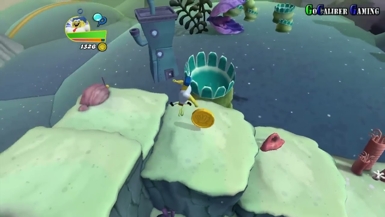 Spongebob Hero Pants Walkthrough - Part 7 - Prehistoric: Level 7
