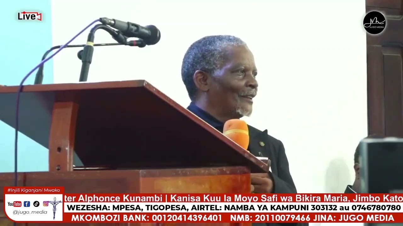 Mwakilishi wa Familia ya Marehemu Padre Peter Alphonce Kunambi Asema Neno kwa Kifo cha Ndugu yao.