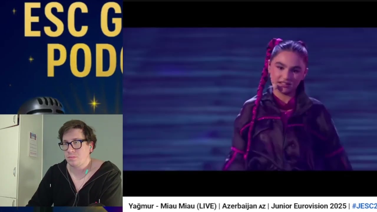 Ягмур - Миау Миау (LIVE) | Азербайджан 🇦🇿 | Детское Евровидение 2025 | #JESC2025 #реакция
