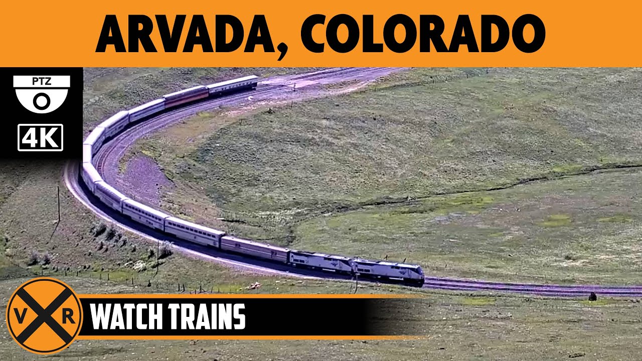Arvada/Big 10 Curve, CO, USA | Virtual Railfan   LIVE !