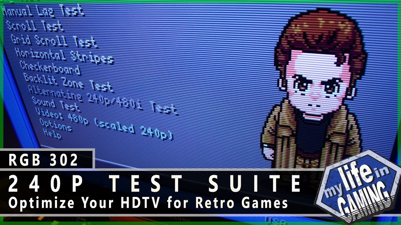 The 240p Test Suite - Optimize Your HDTV for Retro Games :: RGB302 / MY LIFE IN GAMING