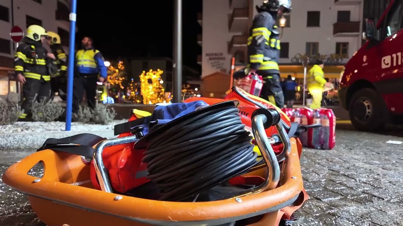 Il video dei soccorsi a Crans Montana diffuso dalla polizia cantonale svizzera