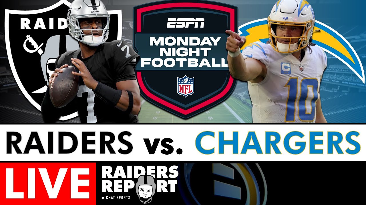 Raiders vs. Chargers Live Stream, Free MNF Watch Party | NFL Week 2 Monday Night Football On ESPN