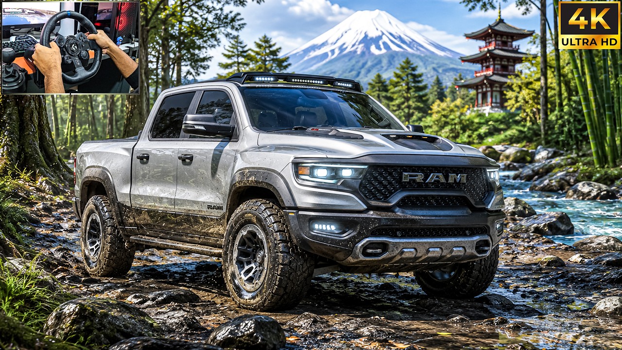 2024 RAM TRX Truck Offroad | Forza Horizon 6 Steering Wheel Gameplay