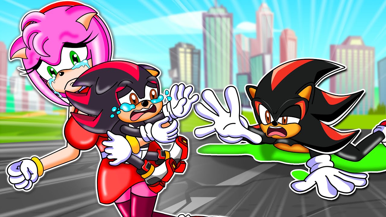 Daddy Shadow Saves Amy Mommy - Very Sad Story But Happy Ending - Sonic the Hedgehog 2 Animation