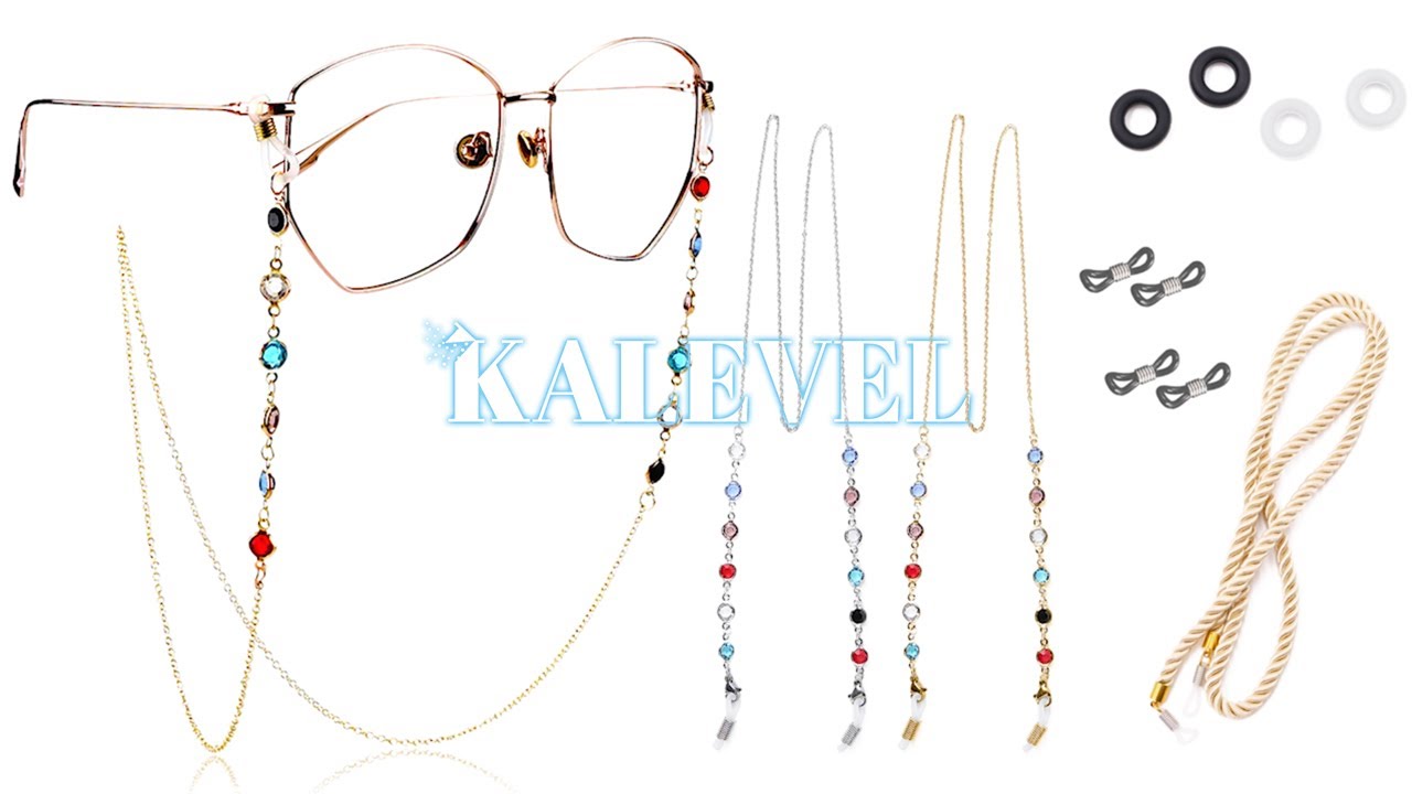 Kalevel Metal Beaded Eyeglass Chain (Instruction)