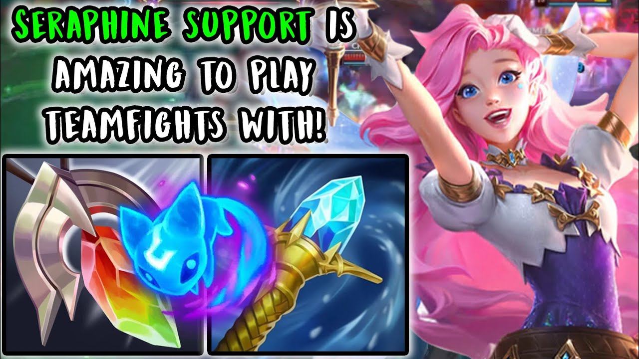 Seraphine Support is AMAZING to Play, Especially When in 5v5s!! | Diamond Support | Patch 25.16