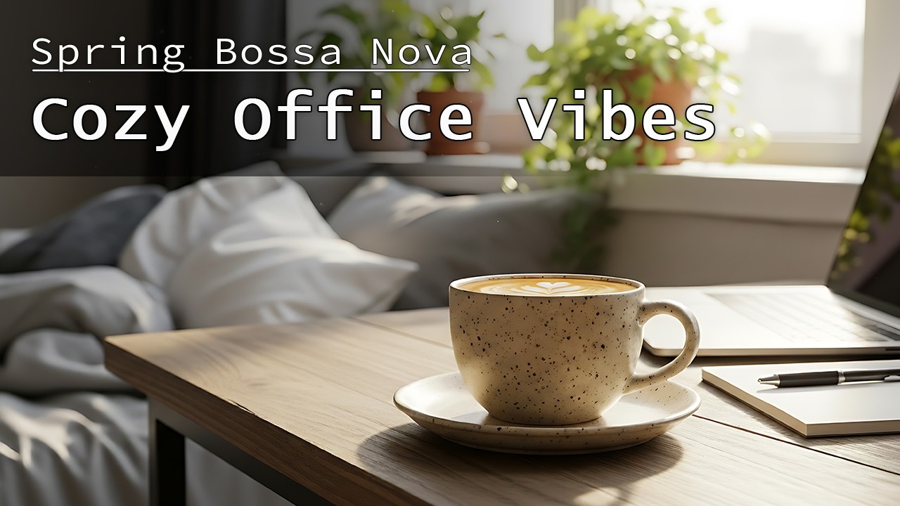 Cozy Office Vibes ☕ Spring Bossa Nova Jazz & Elegant Music for Work Focus