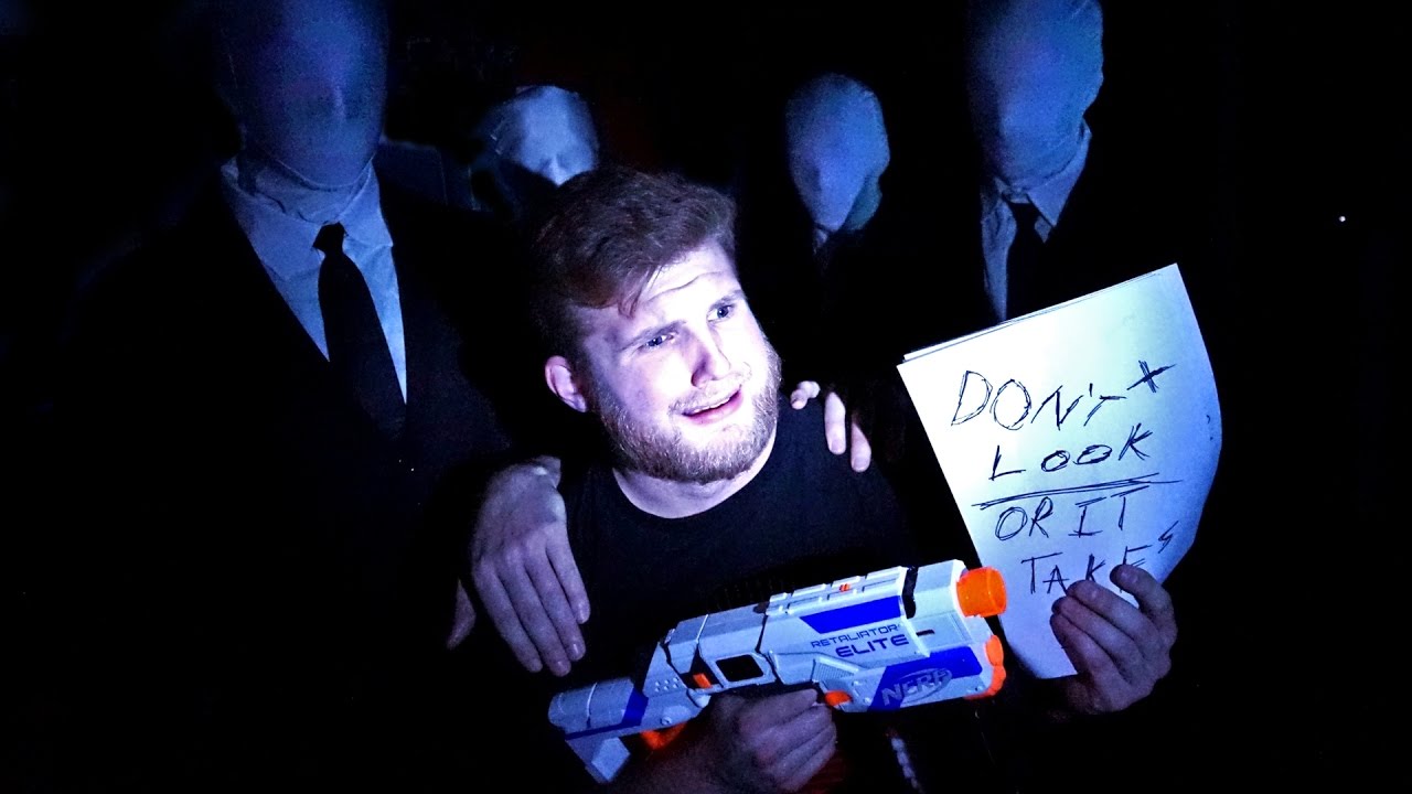 NERF Slender Man Challenge!