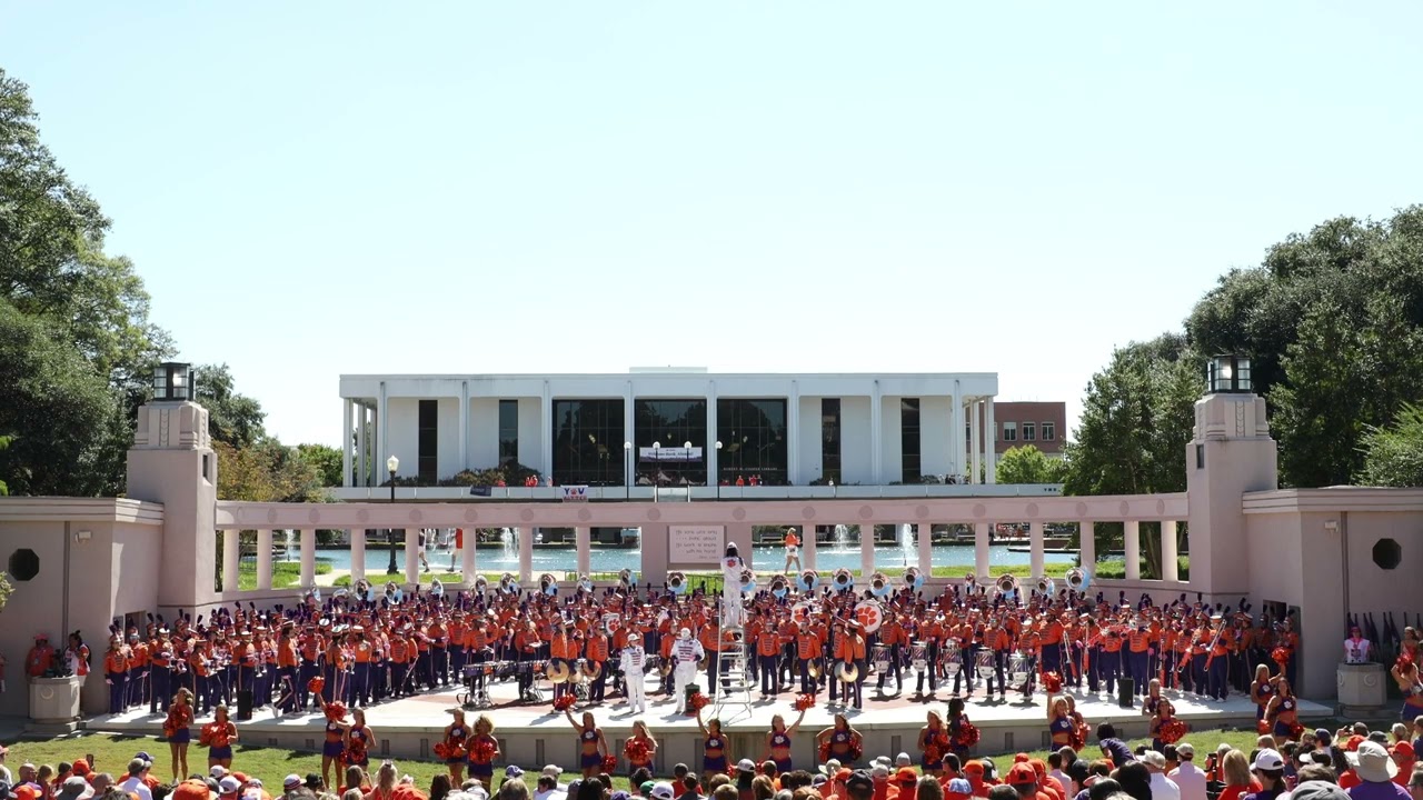 Oct 7 2023 Clemson Tiger Band 90 Minutes Before Kickoff Concert