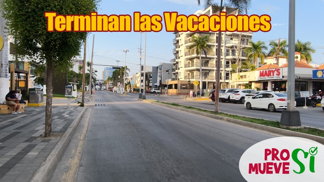 Terminan las vacaciones y quedan las playas solitarias listas de nuevo para El Carnaval de Mazatlán