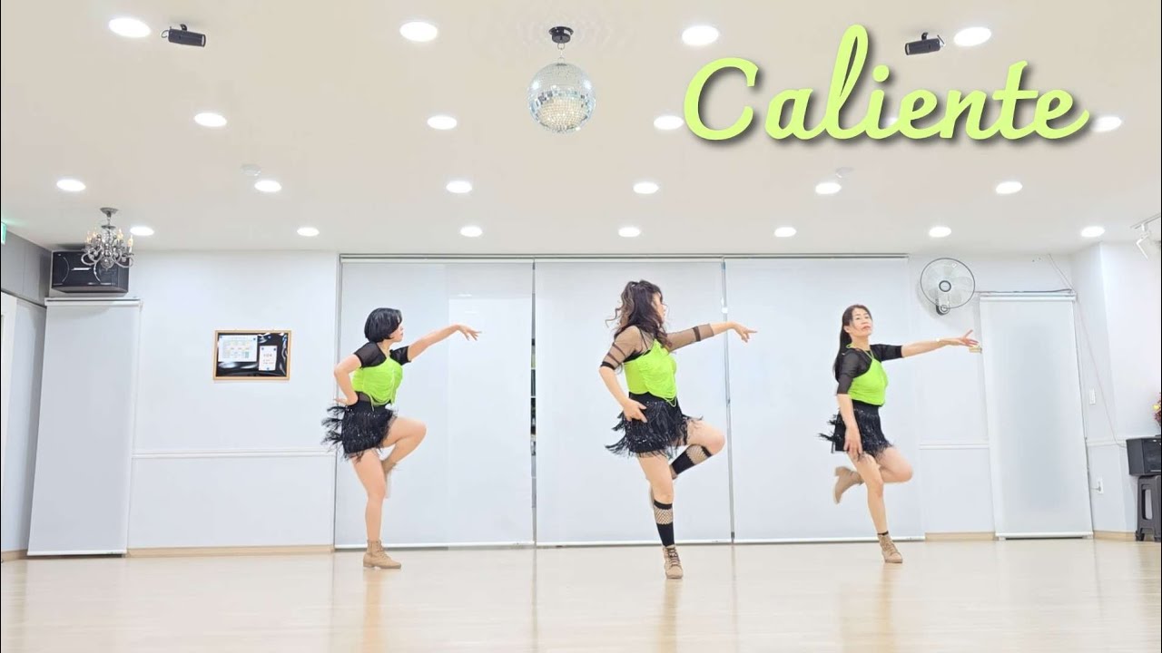 Caliente🍀 Line Dance Demo ## 대한 컨트리 댄스협회  대구지부  홍라인댄스 010- 5003 -2606