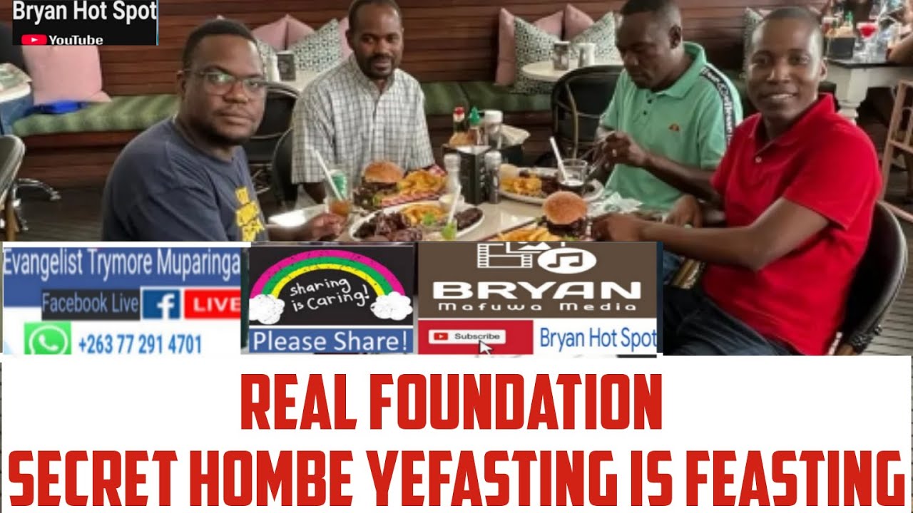 Evangelist Trymore Muparinga in e street sermon- Real foundation.SECRET HOMBE YEFASTING IS FEASTING