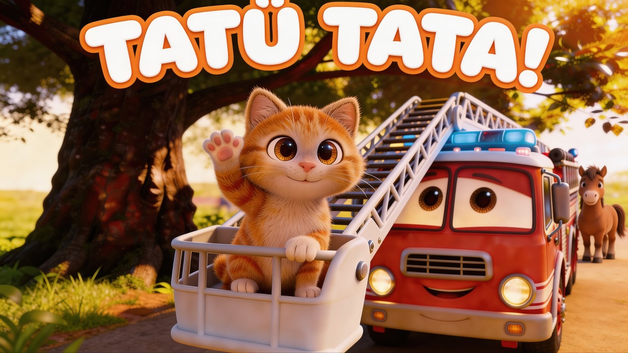 🚒 Tat&uuml; Tata &ndash; Die Feuerwehr hilft Tieren | Feuerwehr Kinderlied | LumiLino