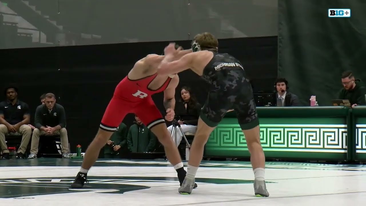 133 lbs: Rutgers' Dylan Shawver vs. Michigan State's Caleb Weiand | Rutgers Wrestling