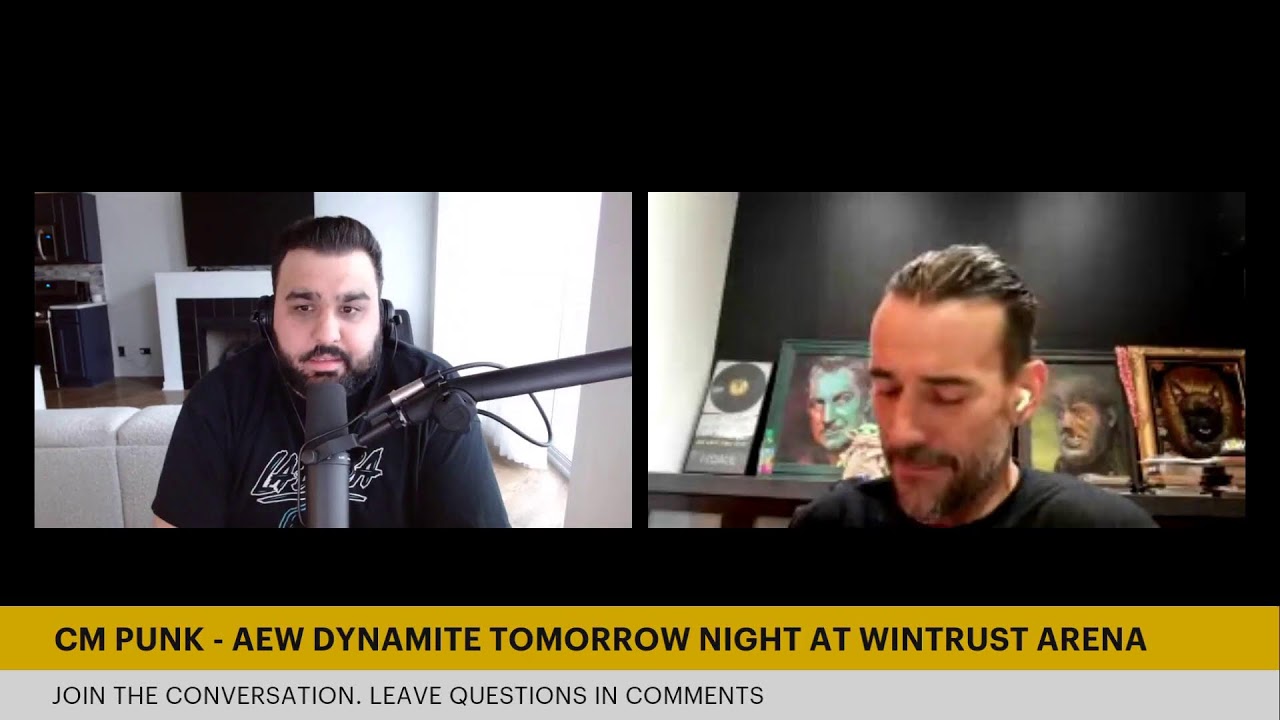 CM PUNK INTERVIEW LIVE WITH ABE KANAN