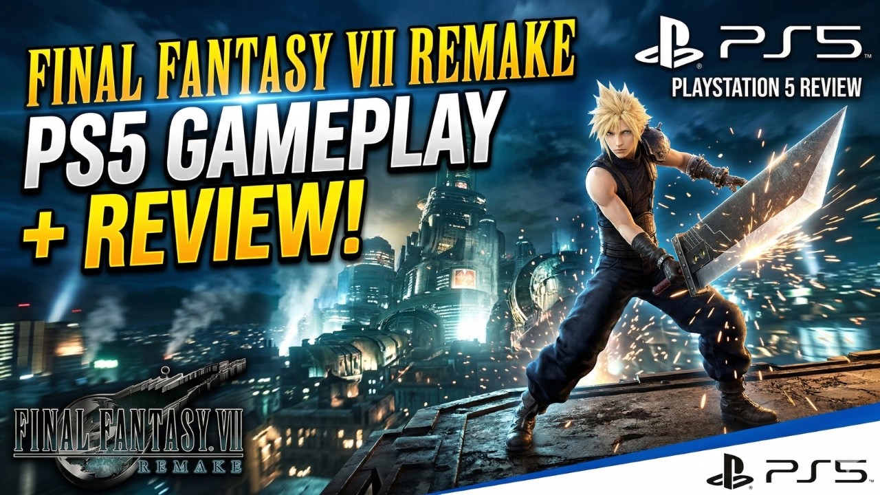 FINAL FANTASY VII REMAKE PS5 | Epic Story, Combat System & The World of Midgar Explained