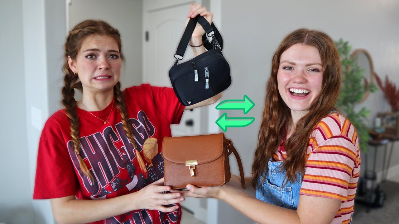 Swapping PURSES with my SISTER for a Day!