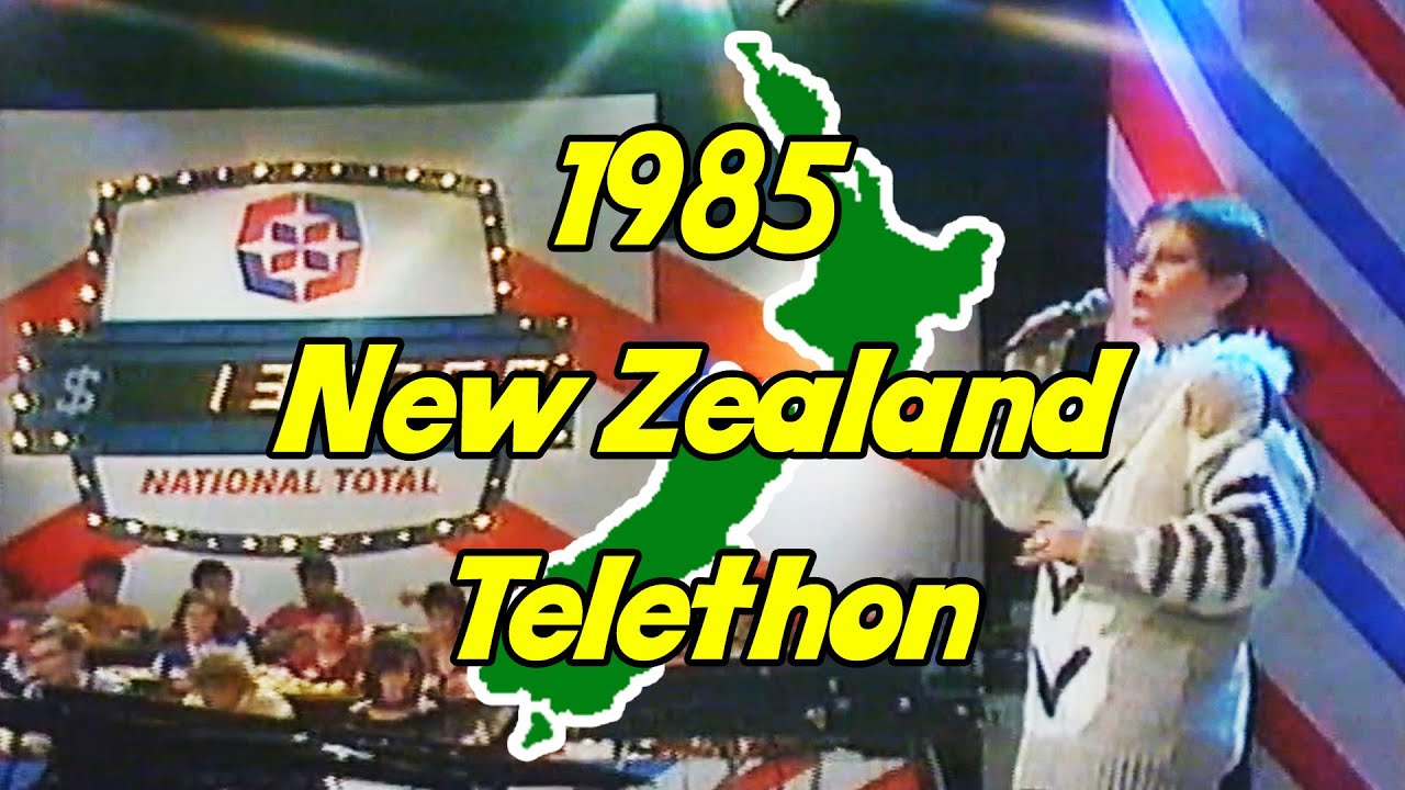 1985 New Zealand Telethon at the Auckland Town Hall.