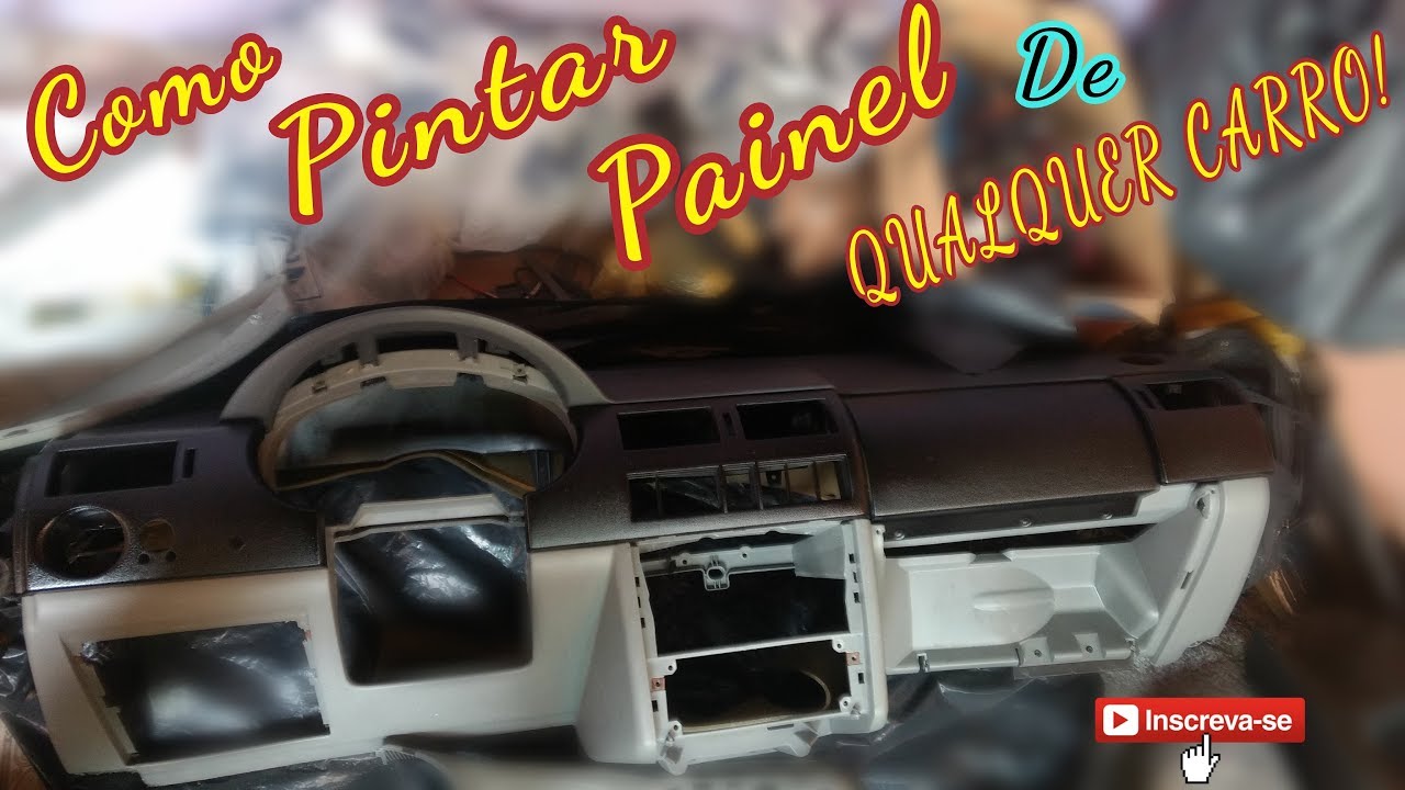 Como PINTAR PAINEL de Qualquer CARRO ( FEITO EM CASA )