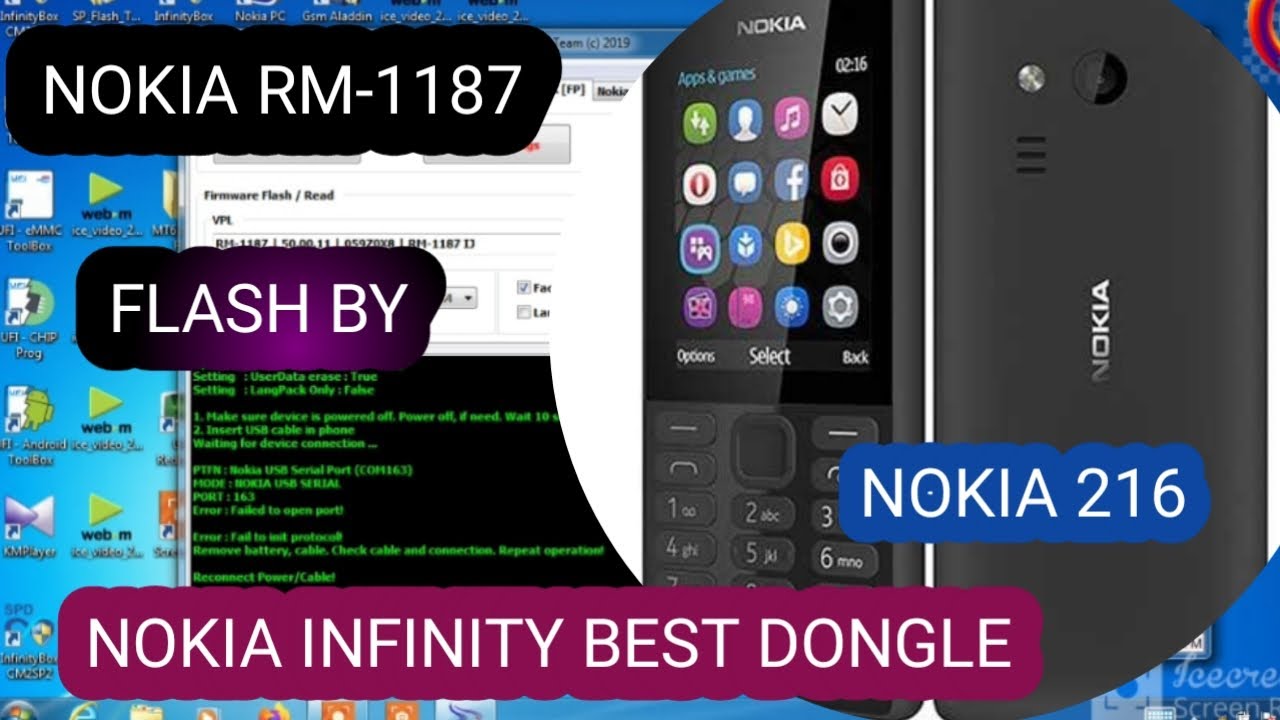 Nokia 216 rm 1187 Flashing infinity best tool
