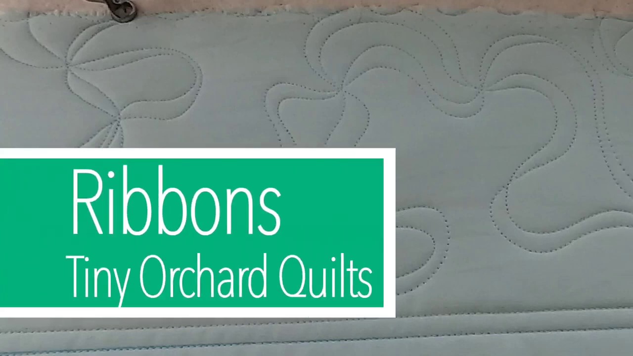 ALLOVER QUILTING: RIBBONS: Combine Simple Wavy Lines for an Elegant Free Motion Design