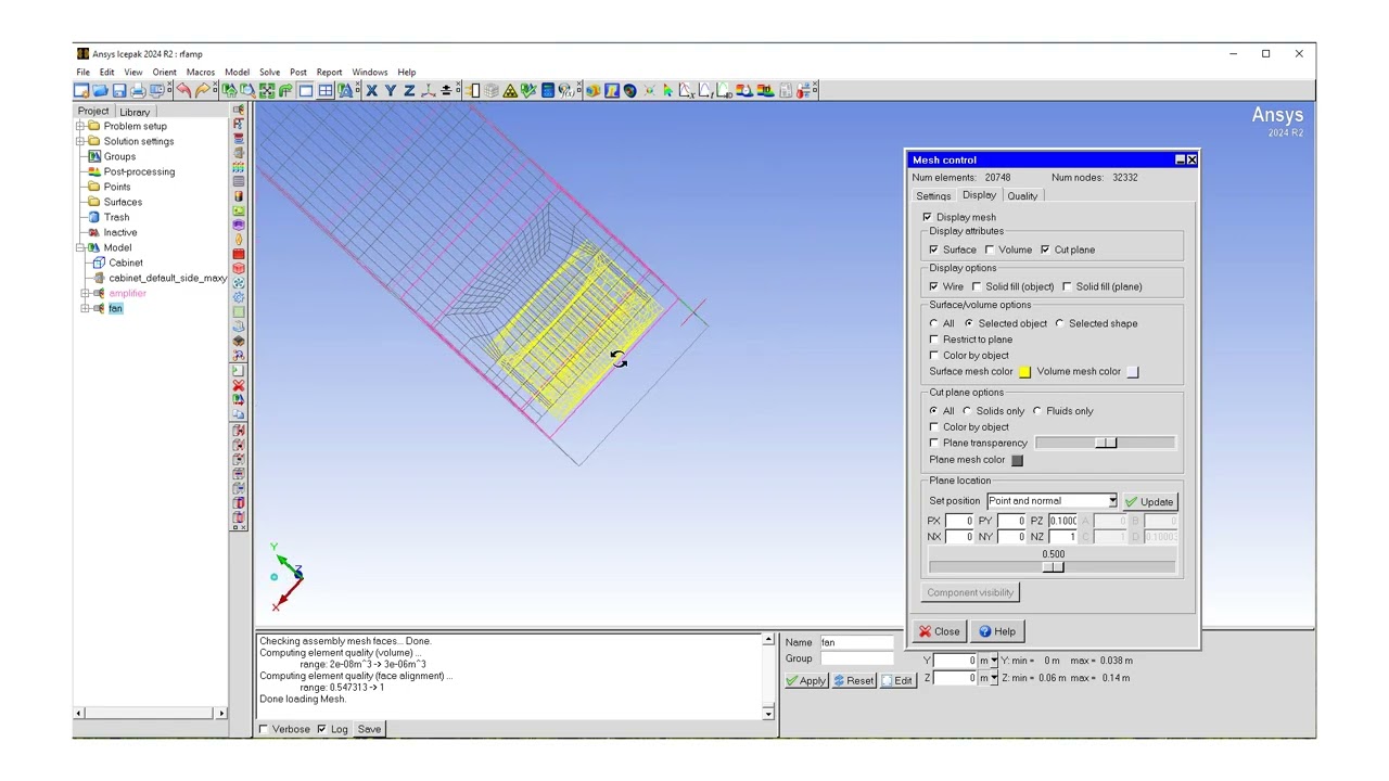 Тепловой анализ радиочастотного (РЧ) усилителя с помощью ANSYS Icepak: Часть 2
