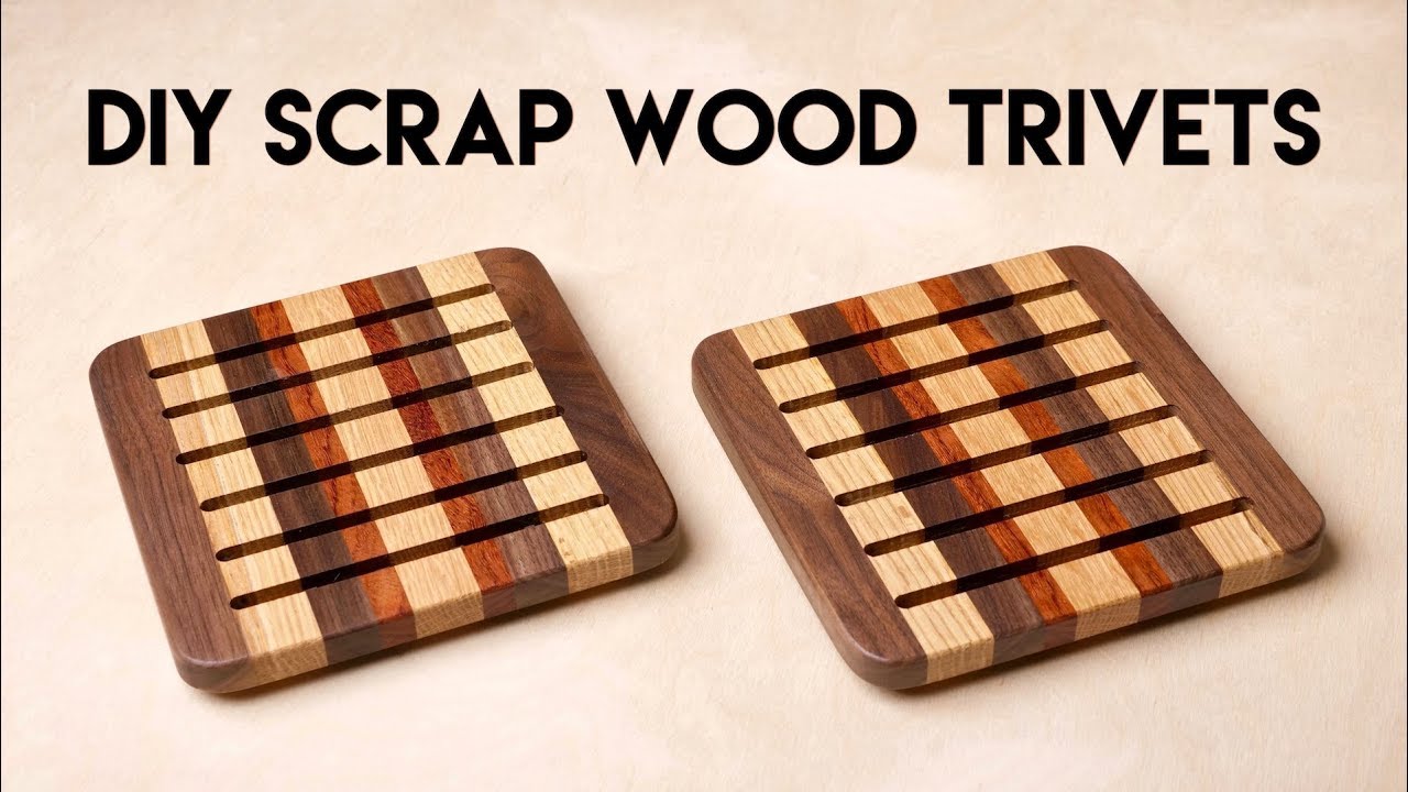 DIY Scrap Wood Trivets | Traditional Woodworking vs. CNC How-To