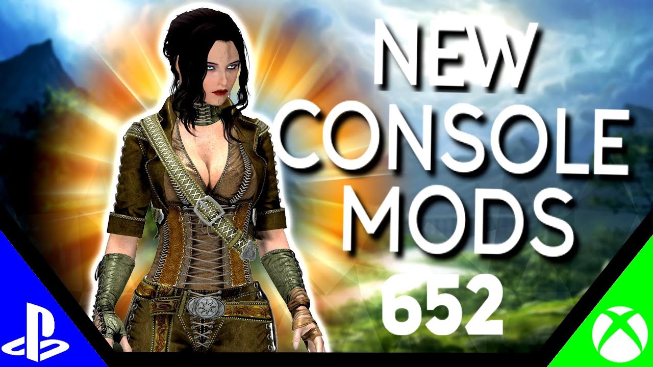 Skyrim Special Edition: ▶️5 BRAND NEW CONSOLE MODS◀️ #652 (PS4/XB1)