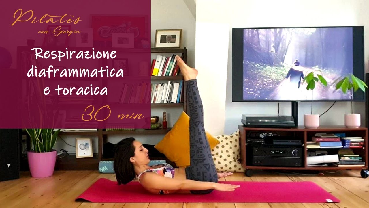 Pilates con Giorgia - Respirazione diaframmatica e toracica nel movimento