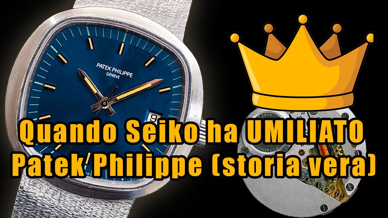 Quando Seiko ha UMILIATO Patek Philippe (storia vera) - Project Beta21