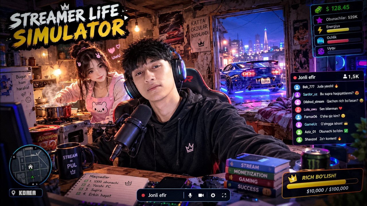 STRIMER STRIMDA STRIMERLIK QILADI / W STRIM / HORROR BOR