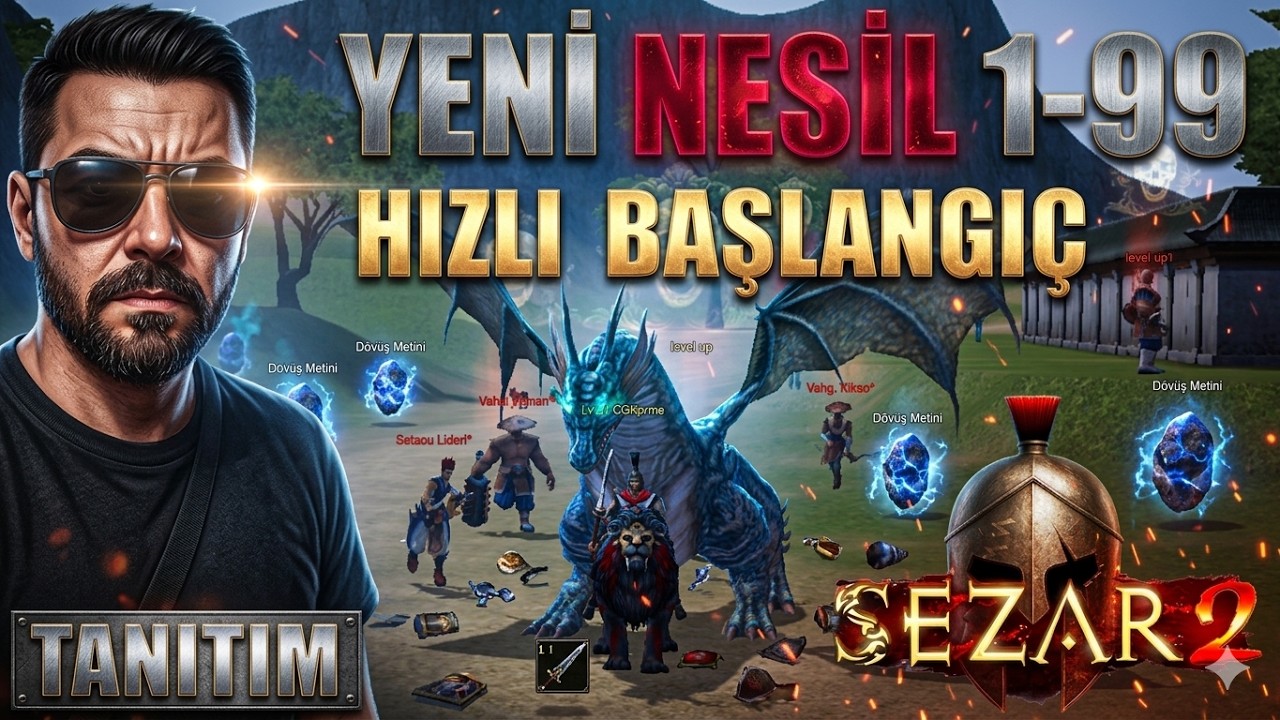 SEZAR 2🔥EFSANE SUNUCU GERİ D&Ouml;ND&Uuml; 🔥#metin2 #metin2pvp #sezar2