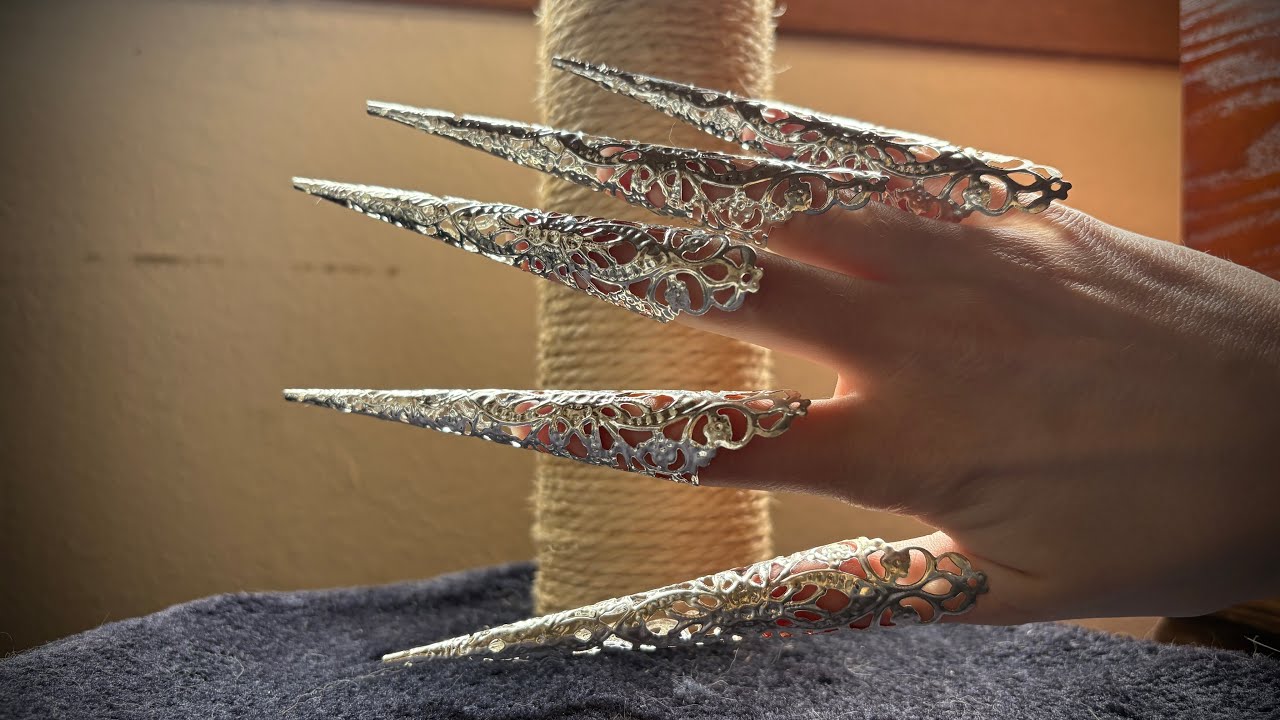 Nail Tapping and Scratching w/ CLAWS! ASMR | No Talking | Lofi Monday's
