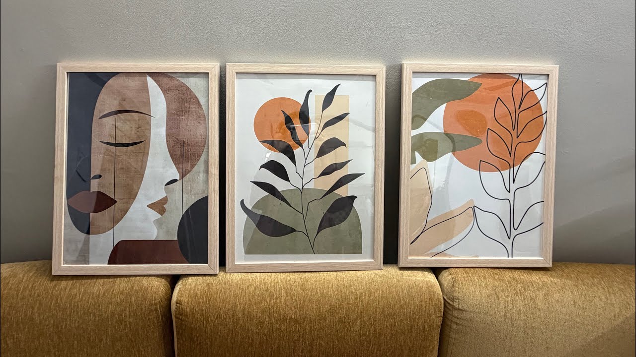 Meesho Aesthetic Painting Unboxing | A3 Size Wall Art Review