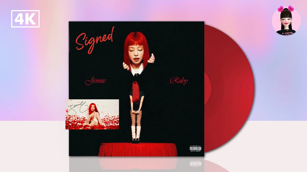 Unboxing Jennie Signed JENNIE Ruby Vinyl LP