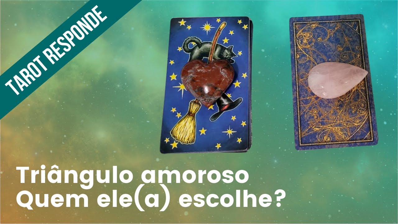 ❤💕 Triângulo amoroso! Você vs Rival 🤔 Quem será que ele(a) escolhe? Tarot responde!