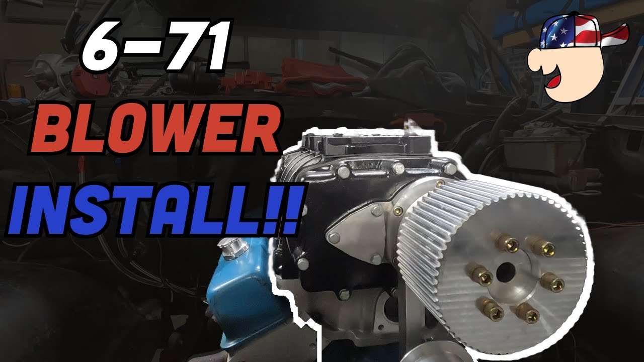 6-71 Supercharger Install on my BUDGET 350 SBC Part 1