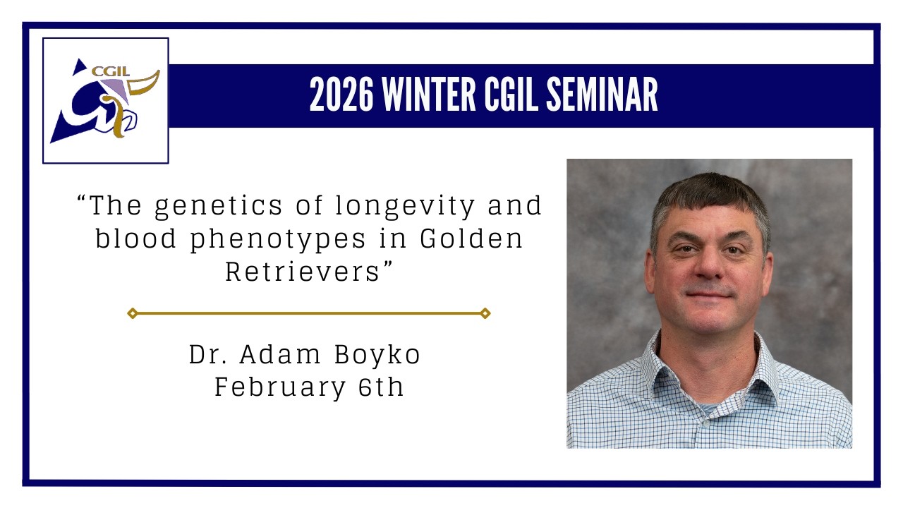 CGIL Seminar W26 – Dr. Adam Boyko