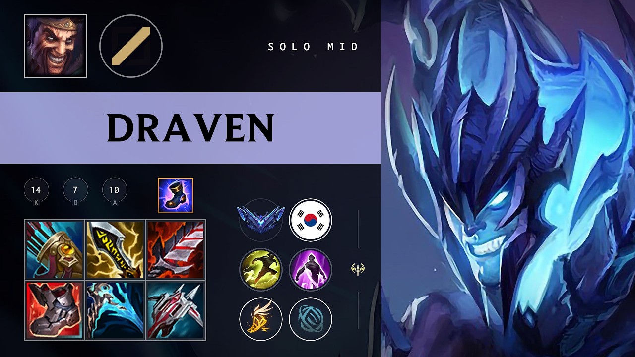 Draven Mid vs Viktor - KR Diamond Patch 26.08