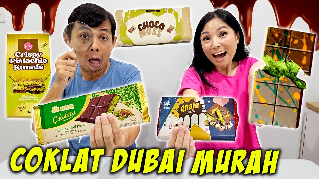 BORONG & NYOBAIN 5 COKLAT DUBAI VIRAL MURAH ! MANA PALING ENAK ?