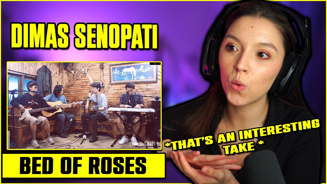 First Time Reaction to Dimas Senopati - Bed of Roses | Bon Jovi ( Acoustic Cover )