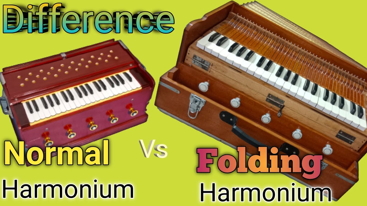Difference between Normal Harmonium and Folding Harmonium By khadim Hussain Harmonium Maker