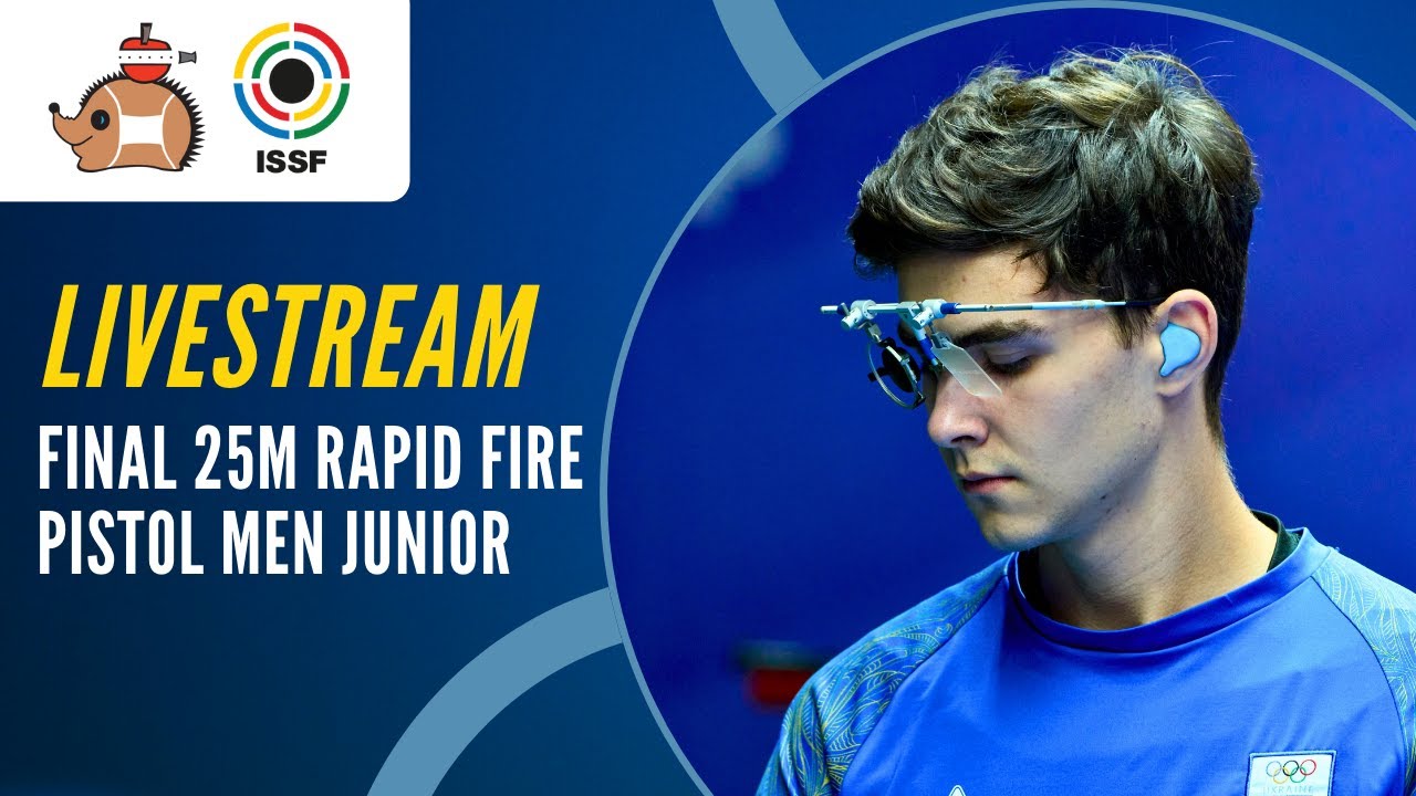 Livestream - 25m Rapid Fire Pistol Men Junior Final -ISSF Junior World Cup Rifle/Pistol/Shotgun Suhl
