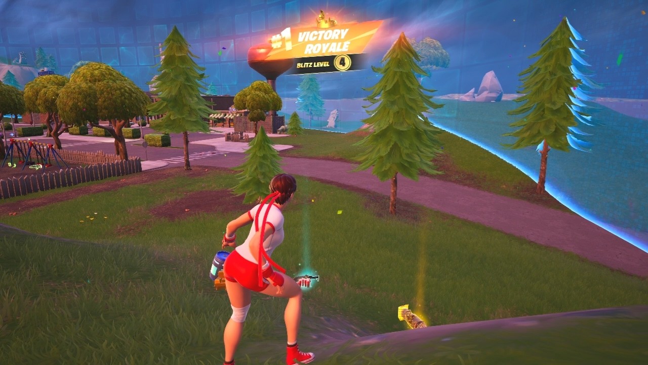 SAKURA Skin Gameplay in Fortnite! (Street Fighter) | Blitz Royale Mode w/Keyboard Sounds 😴