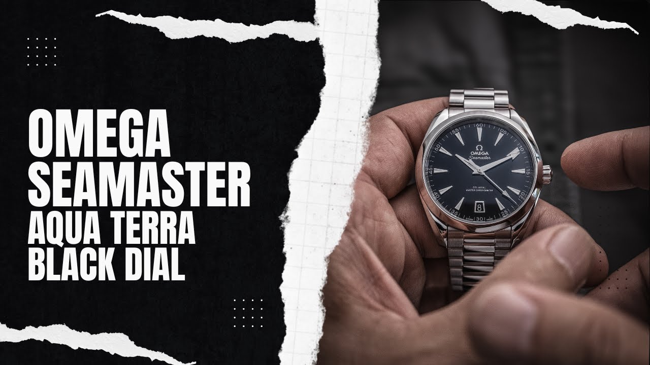 OMEGA Seamaster Aqua Terra 150m, черный лаковый циферблат