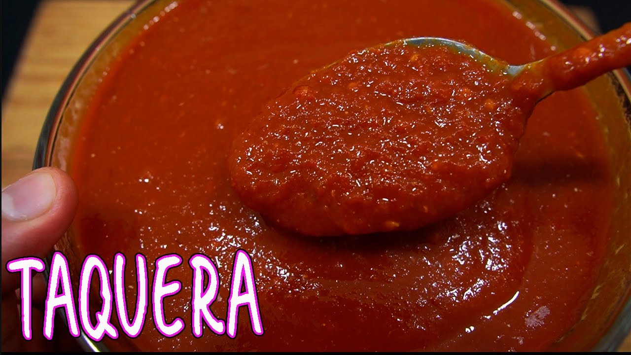 SALSA TAQUERA especial para SUADERO Y PASTOR | El Mister Cocina