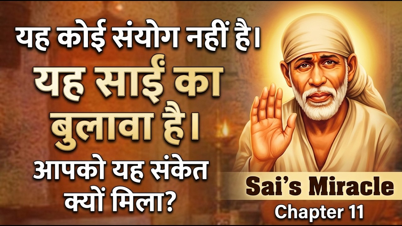 अगर यह वीडियो आपके पास आया है तो साईं बाबा का संकेत है | Chapter 11 भाग्य बदलने वाला दिव्य रहस्य sai