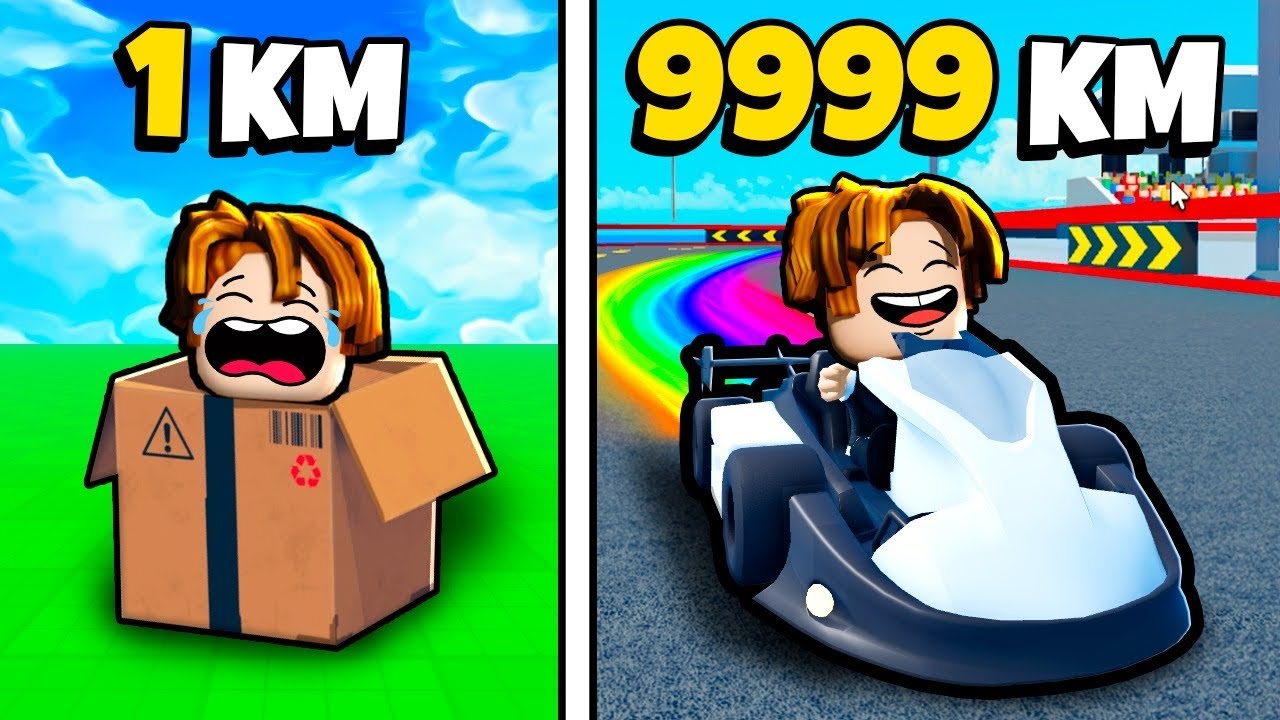 SIMULEI E CONSEGUI VELOCIDADE INFINITA NO KART DO ROBLOX
